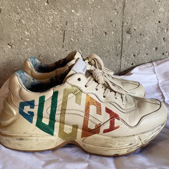 Gucci | Shoes | Gucci Rainbow Sneakers | Poshmark